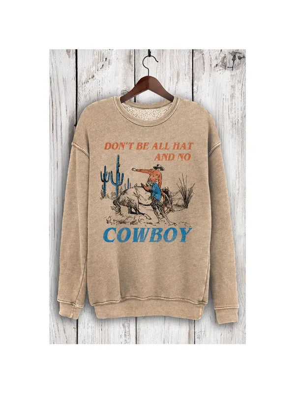 All Hat No Cowboy Mineral Sweatshirt
