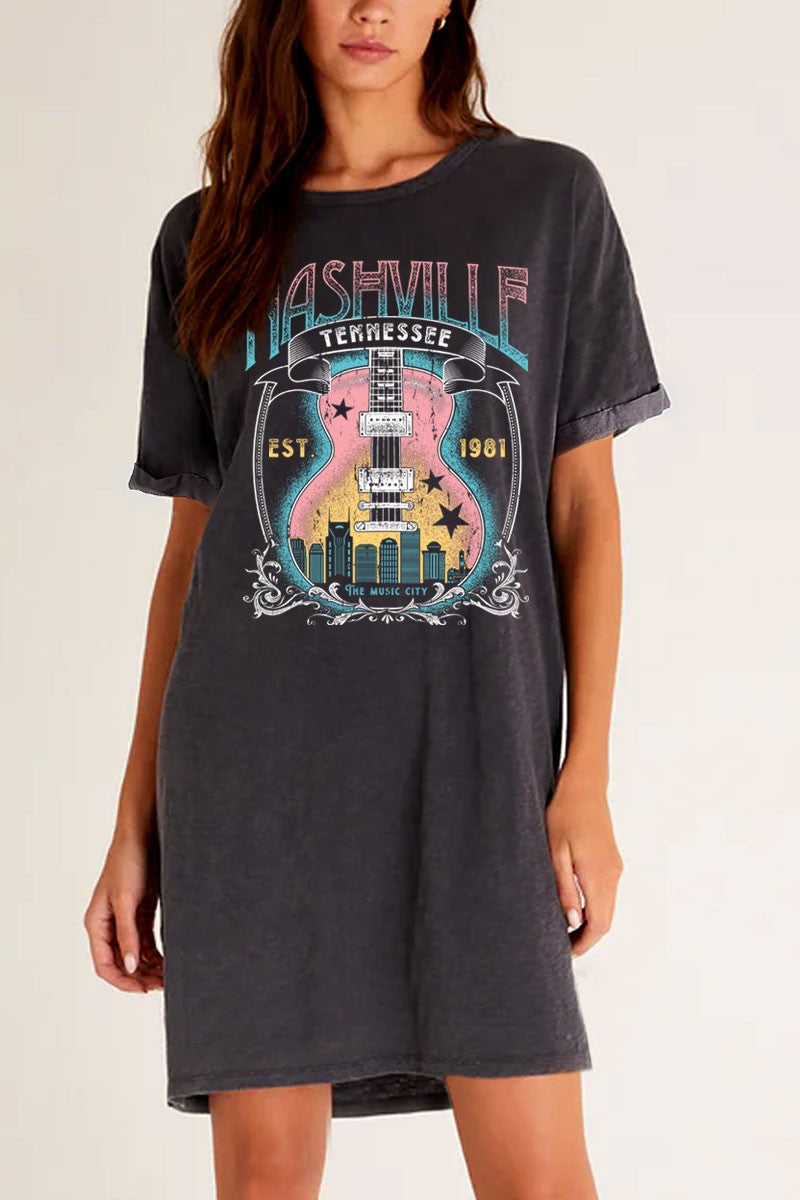 Nashville Mineral Graphic T-shirt Dress