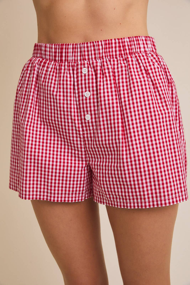 Picnic Gingham Boxer Shorts (PLUS)