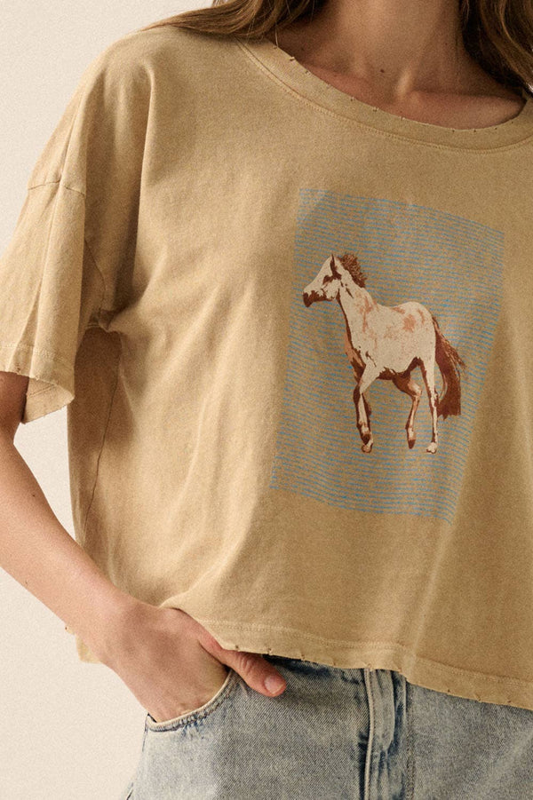 Vintage Horse Crop