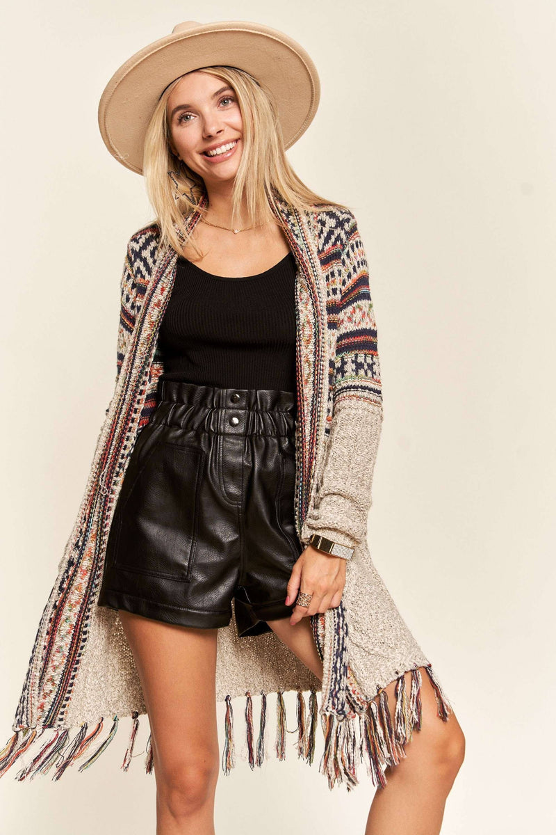 Aztec Sweater Cardigan