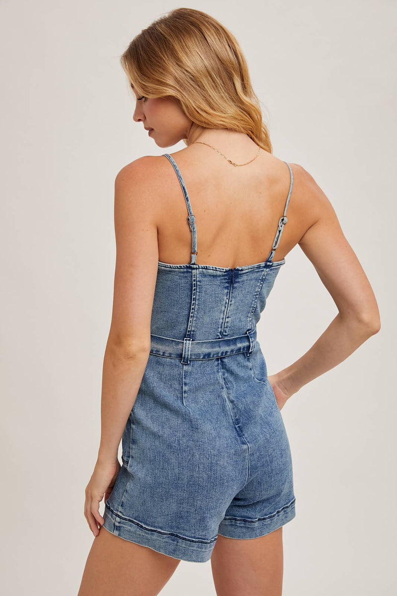 The Danali Denim Romper