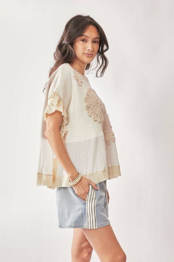 The Sweater Blossoms Top