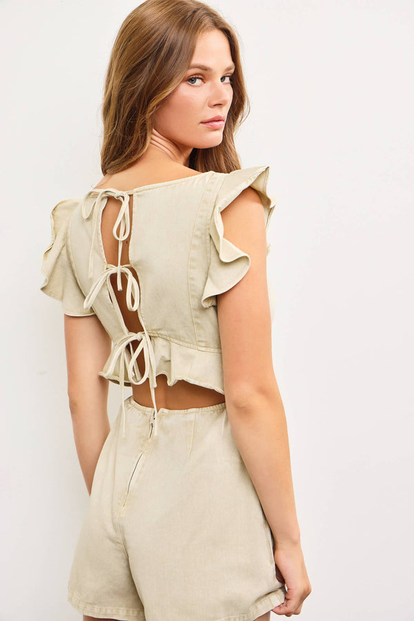 RUFFLE ROMPER