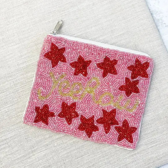 Yeehaw Beaded Pouch