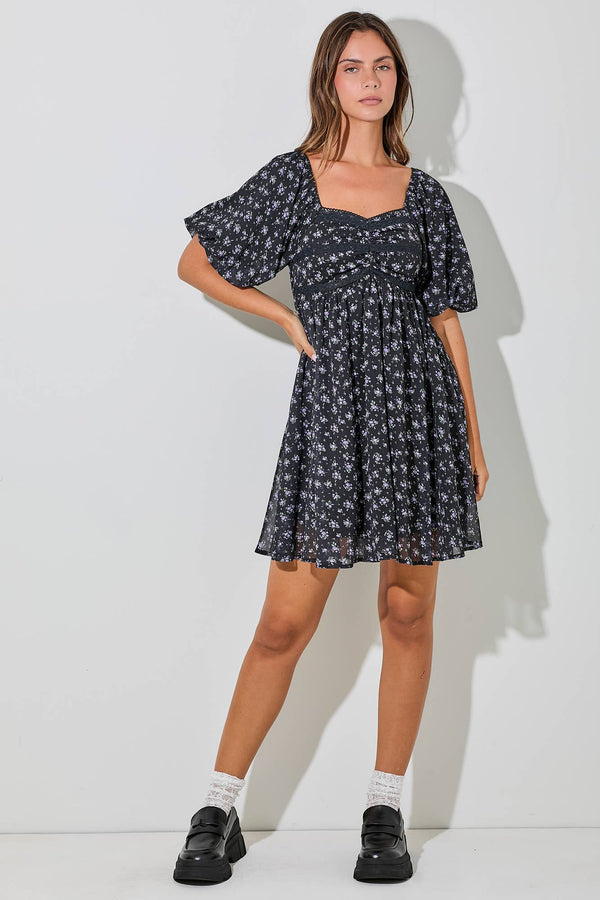 Gavaline Floral Dress