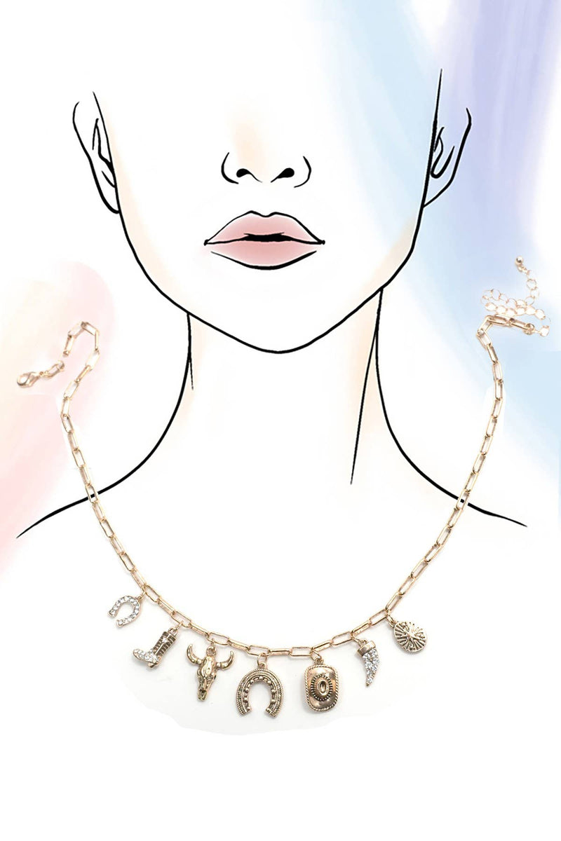 Wild West Charm Necklace