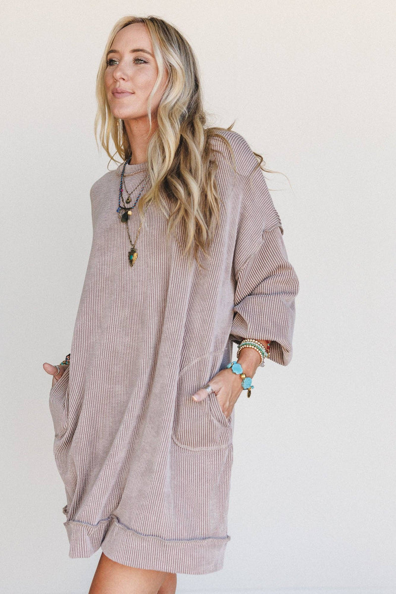 Moon Glow Long Sleeve Dress