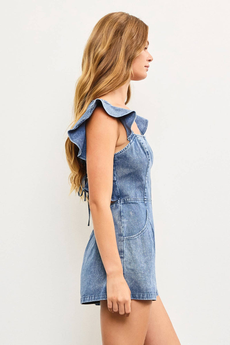 RUFFLE ROMPER