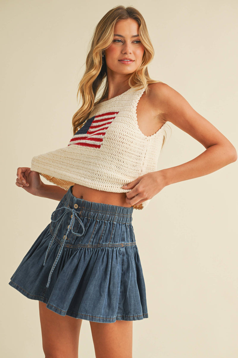 USA Knitted Tank