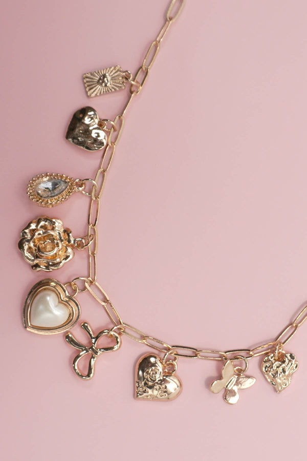 Tea Time Charm Necklace