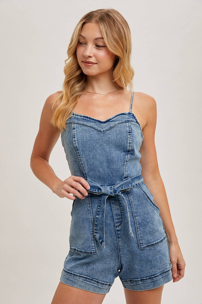 The Danali Denim Romper