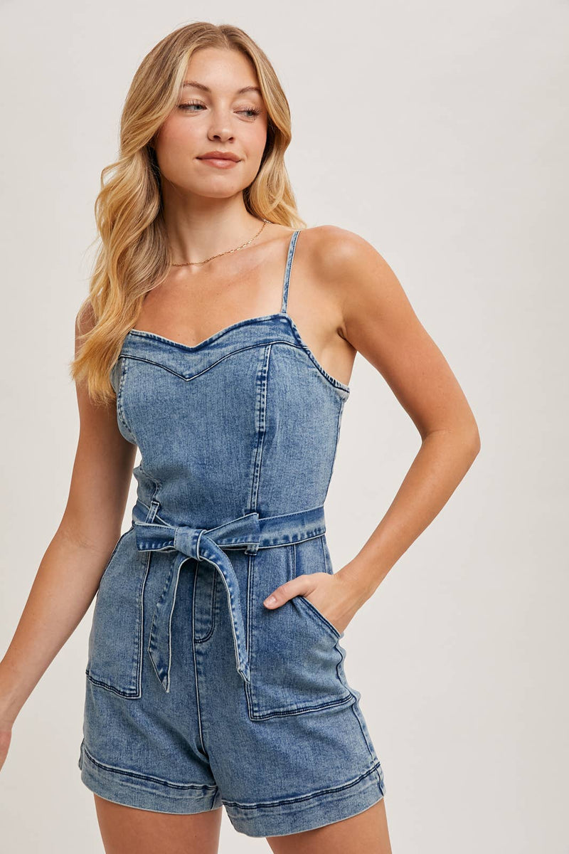 The Danali Denim Romper