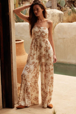 Floral Crepe Romper