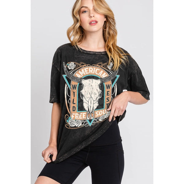 Free Soul Oversized Graphic Tee