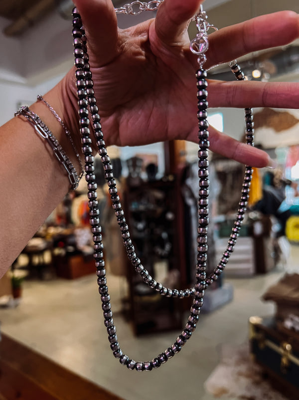 4MM 16” Navajo Pearl Necklace