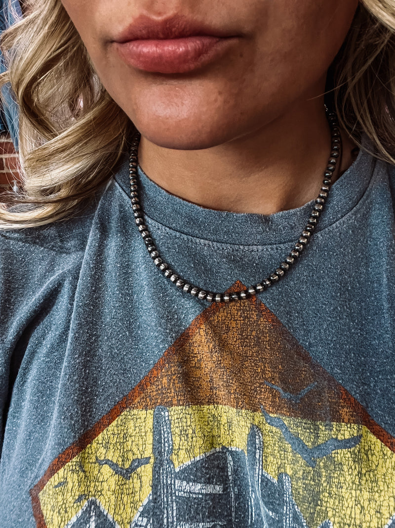4MM 16” Navajo Pearl Necklace