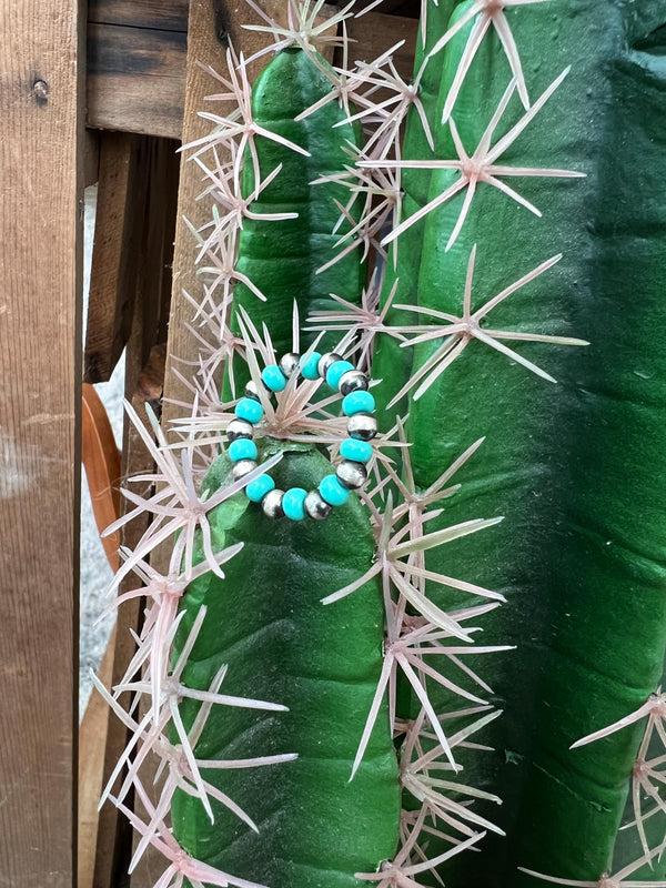 Stretch Ring REAL REAL Turquoise