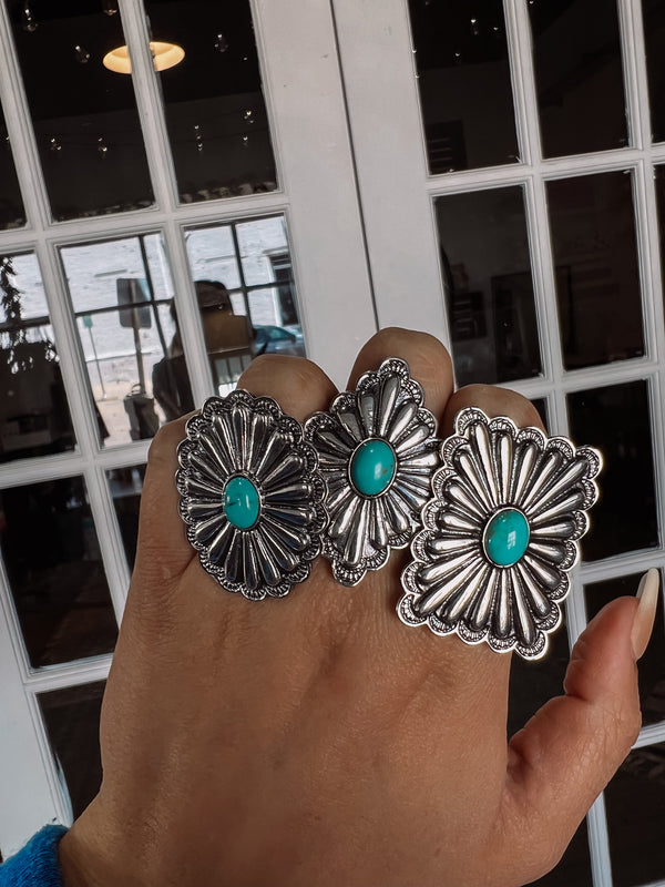 Real Real Adjustable Concho Rings