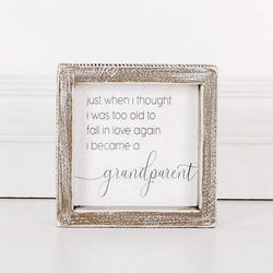 5x5x1.5 Grand parent Sign