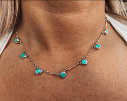 Real Real Turquoise Choker