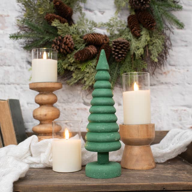 12" GREEN 10 LAYER TREE