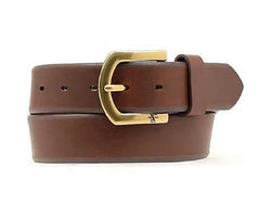 Nocona Men's 1½ Inch Brown Beveled Leather Work Belt