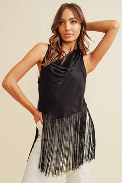 Keep It Casual Fringed Top
