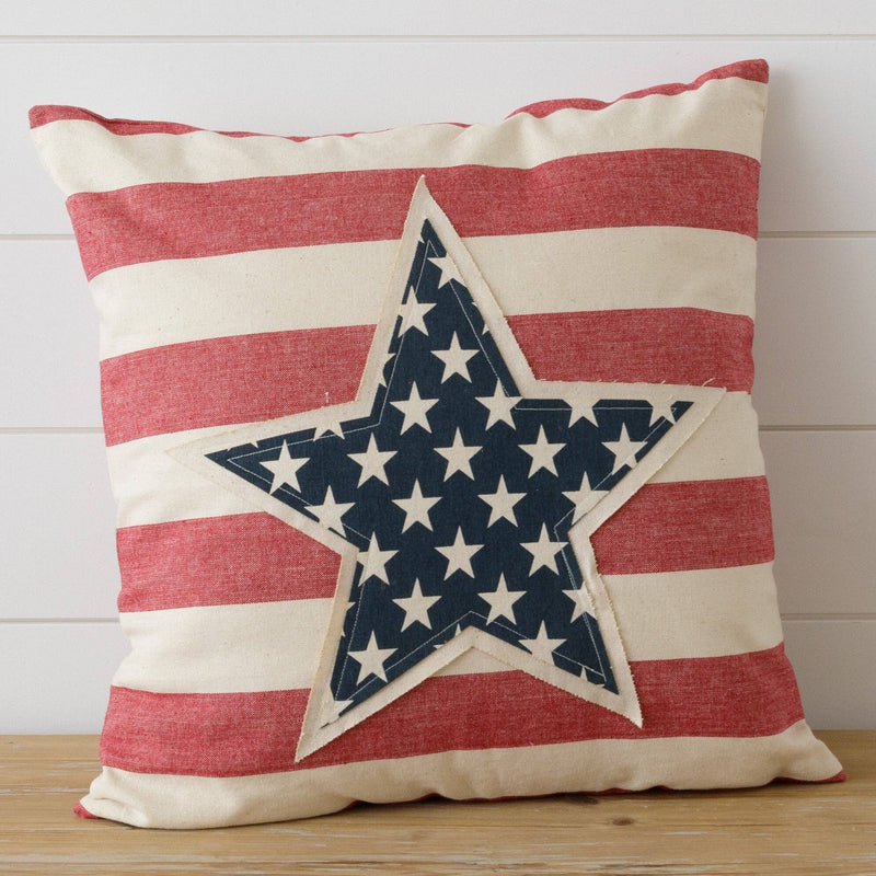Pillow - Star Patch and Stripes