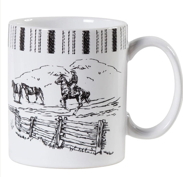 Ranch Life Horses Mug