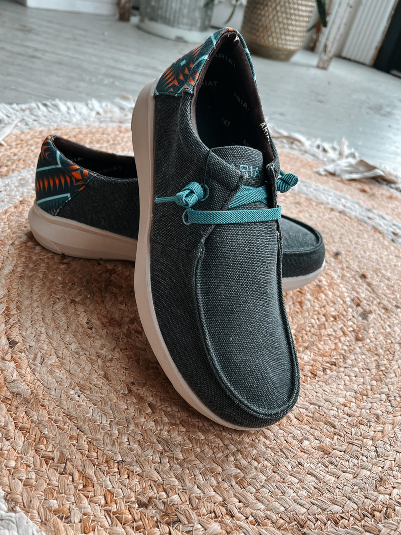 Ariat Men's Hilo Shoes, Charcoal, 9